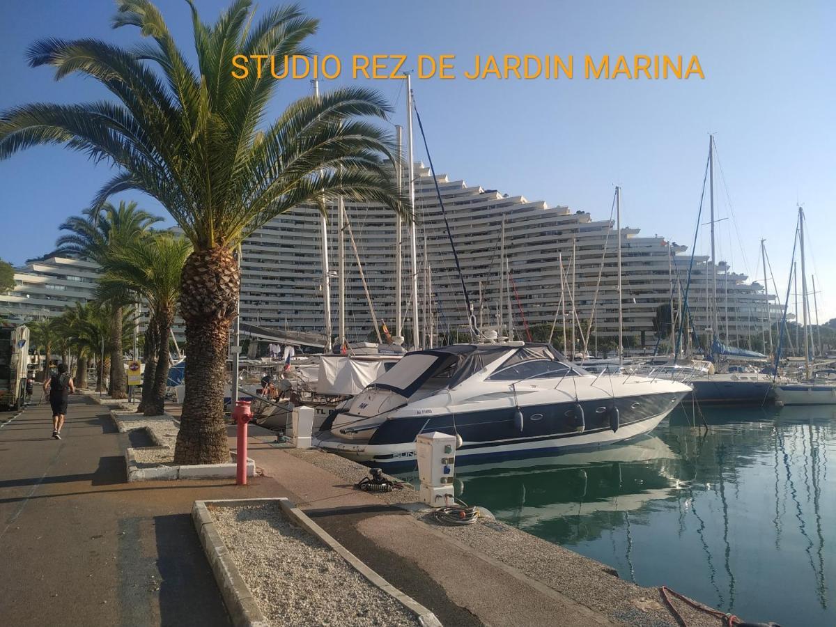 Studio Rez De Jardin Marina Baie Des Anges Вільнев-Лубе Екстер'єр фото